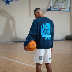 4630-Bochum-Basketball / Backprint Crewneck